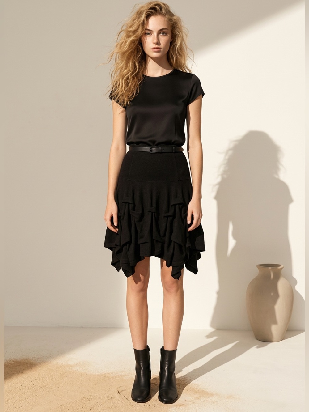 Elegant Black Women's Skirt